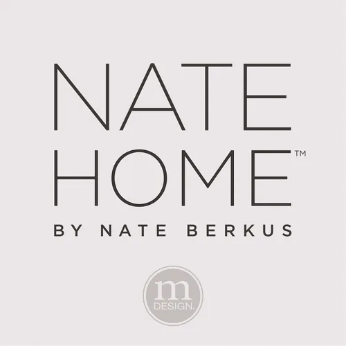 Vista 3 de mDesign Nate Home by Nate Berkus - Cubo ancho de plástico con asas, organizador perfecto para almacenamiento de cocina o refrigerador y organización