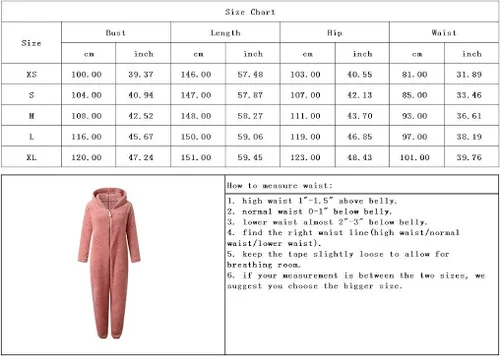 Vista 7 de chouyatou Mameluco de sherpa ultra cómodo para mujer, pijama con capucha para las orejas