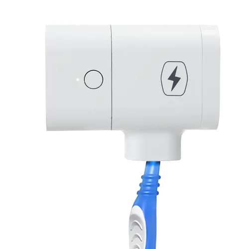 Vista 10 de Desinfectante para cepillos de dientes UV, secadora y estuche de viaje, mata el 99.9 %, color gris UV-C Sanitize + Dry, Fits Electric & Manual