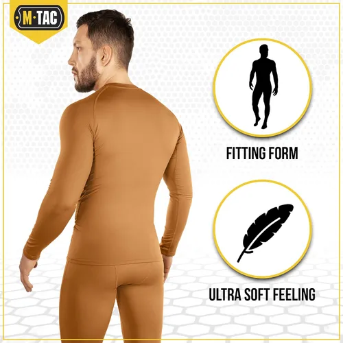 Vista 4 de M-Tac Conjunto de ropa interior térmica para hombre, capa base, forro polar, parte superior e inferior, ultra suave