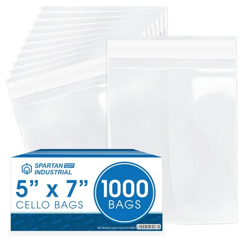 Vista 14 de Bolsas de celofán autosellantes de 5 x 5 pulgadas (1000 unidades) bolsas transparentes para galletas con sello para galletas decoradas, golosinas