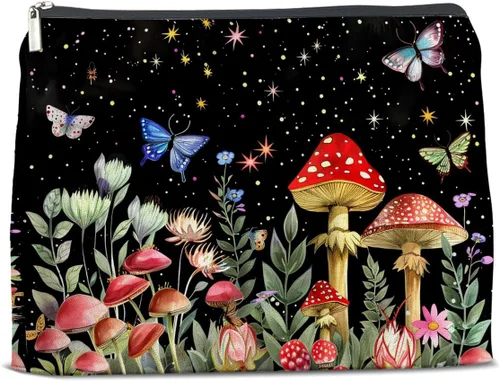 Vista 10 de Bolsa de maquillaje floral humor, regalos para mujer, B