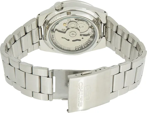Vista 3 de SEIKO SNKD99 5 - Reloj de acero inoxidable con esfera azul para hombre Blanco Reloj automático