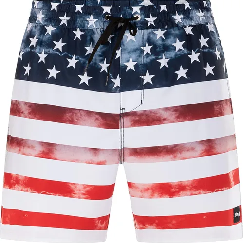 Vista 4 de Hurley Pantalones cortos Independence de 17 pulgadas para hombre, blanco, talla M
