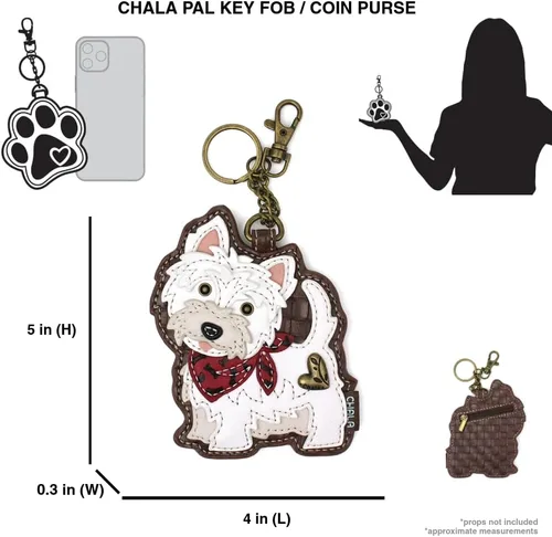 Vista 24 de CHALA Dog Collection - Llavero decorativo para mujer