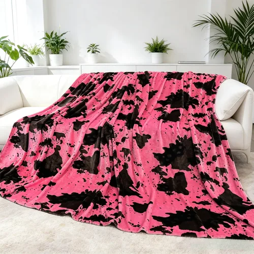Vista 42 de SEEGU - Manta blanca y negra, 40 x 50 pulgadas Soft Warm Cozy, For Car Seat Stroller Travel, Home Room Bedroom Decor, All Seasons, Birthday Gifts