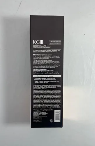 Vista 5 de RGIII RG3 PREMIUM TRATAMIENTO 2X RED GINSENG PREVENCIÓN DE LA PÉRDIDA DE CABELLO