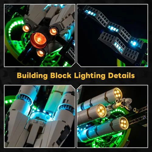 Vista 4 de Kyglaring LED Light Kit Compatible with Lego Project Hail Mary 11389 Building Blocks Building Set - Upgraded Remote Control & Multi-Mode Dimming