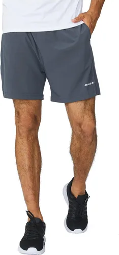 Vista 7 de baleaf Pantalones cortos deportivos de running y entrenamiento de 5 pulgadas para hombre, ligeros con bolsillo con cremallera