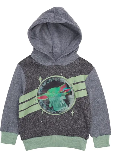 Vista 2 de STAR WARS Baby Yoda Hoodie and Pants 2 Piece Set - Baby Yoda Pull Over Fleece Hoodie Sweatshirt and Jogger Pants Set