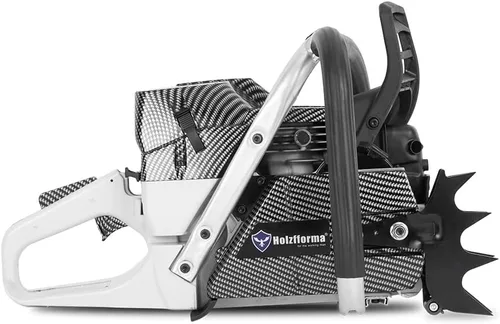 Vista 5 de Holzfforma Motosierra G372 PRO de 71cc con barra guía 72DL de 3/8 pulgadas.058 pulgadas 20 pulgadas y cadena de sierra envolvente alrededor