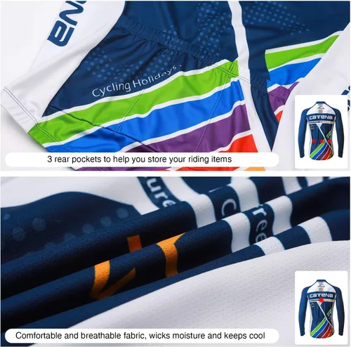 Vista 5 de Camiseta de ciclismo para hombre, manga corta, para correr, absorbe la humedad, camiseta deportiva para entrenamiento