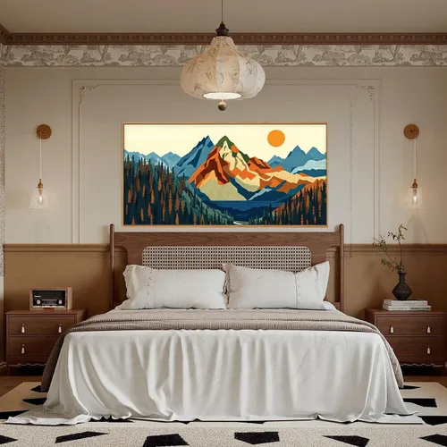 Vista 210 de FWIEXA Juego de Arte de Lienzo Bohemio Enmarcado para Pared, Cuadros Botánicos Verde Salvia Decoración de Pared, Impresiones de Arte de Plantas