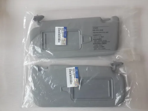 Vista 2 de HYUNDAI Partes originales 07 ~ 10 Elantra Conductor Izquierdo Pasajero Derecho Interior Visera Gris 2EA = 1SET