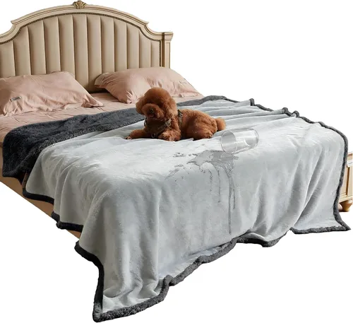Vista 31 de Kritter Planet - Manta impermeable para perros, reversible, a prueba de agua, para sofá, cama y coche, fundas lavables para sofá para perros