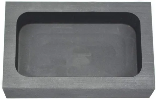 Vista 8 de Molde de lingote de grafito de oro y plata para fundir refinación de fundición (4.4 lbs)