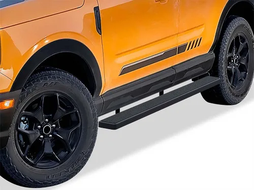 Vista 4 de APS Estribos negros prémium de 5 pulgadas compatibles con Ford Bronco Sport SUV de 4 puertas 21-25