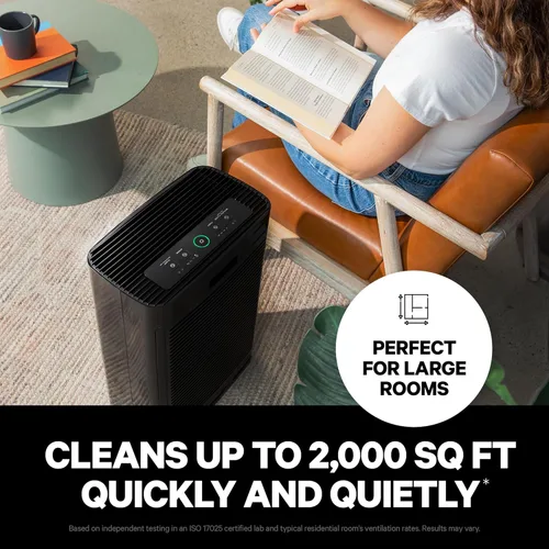 Vista 2 de PuroAir Purificadores de aire HEPA para habitaciones grandes del hogar, paquete para todo el hogar cubre 3,000 pies cuadrados, filtra hasta el 99.9%