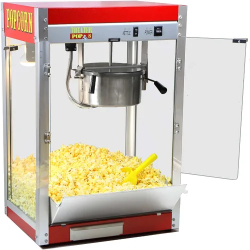 Vista 4 de Paragon 8 onzas Máquina de palomitas de maíz.