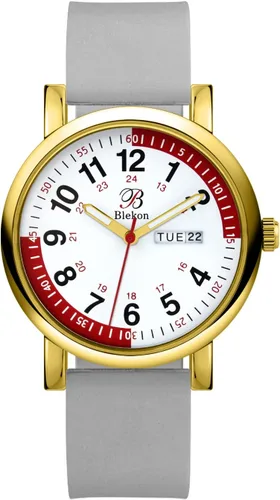 Vista 13 de Blekon Pulsometer Nurse Watch with Secondhand – Scrub Matching Band Colors for Medical Professionals – Super Easy to Read Dial w/Day and Date