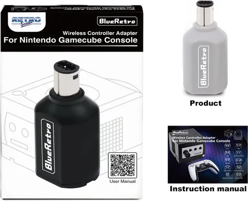 Vista 7 de BITFUNX BlueRetro NGC Wireless Controller Adapter - Support Firmware Upgrade, Dual-Mode BT, Keymap Configuration, Compatible with PS3PS4PS5,Xbox One