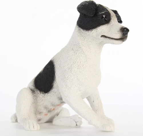 Vista 11 de Jack Russell – Figura decorativa de mydog (Marrón/Color Blanco con platillo)