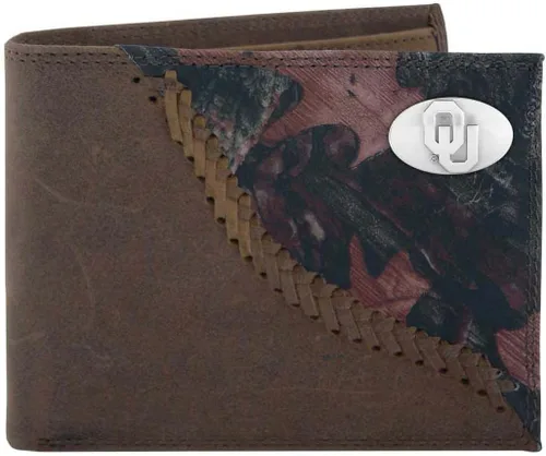 Vista 3 de ZEP-PRO NCAA Men Bifold Wallet Marrón