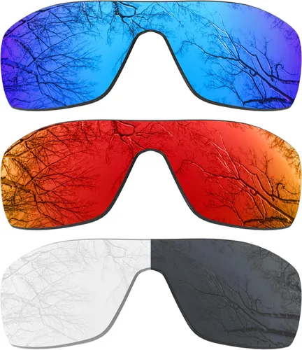 Vista 7 de ToughAsNails Juego de 3 lentes polarizadas de repuesto para gafas de sol Oakley Dart