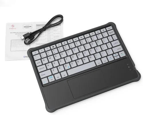 Vista 6 de Teclado Bluetooth hecho para Amazon Kids, para Fire Kids Pro de 10 pulgadas y tabletas Fire Kids de 10 pulgadas Negro