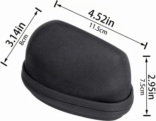 Vista 7 de co2CREA - Funda rígida para ratón ergonómico vertical Logitech Lift, color negro