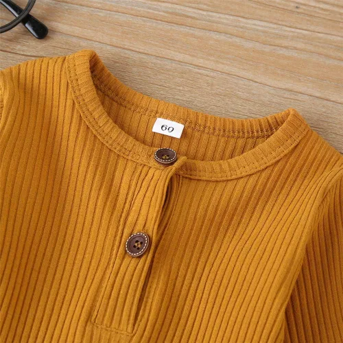 Vista 5 de Kuriozud Mameluco de una pieza para recién nacido, unisex, con botones, para bebé y niña