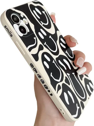 Vista 36 de Bonita funda divertida para teléfono compatible con iPhone 11, fundas femeninas de silicona líquida, goma de gel suave de dibujos animados, forro