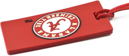 Vista 5 de Paquete de 2 etiquetas de PVC para equipaje de Alabama Crimson Tide