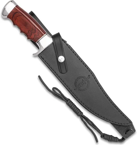Vista 3 de Gil Hibben Legionnaire Bowie Knife II con funda de cinturón de cuero
