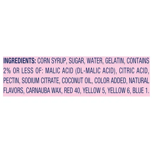 Vista 3 de SweeTarts Gomitas Fruity Splitz, caramelo, dulce y agridulce, bolsa resellable, 9 oz