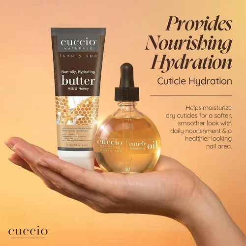 Vista 2 de Cuccio Naturale Luxury Spa Hydration Essentials Set – Proporciona hidratación nutritiva – Calma y suaviza la piel – Ofrece una sensación relajante