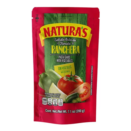 Vista 10 de NATURA'S Salsa Ranchera, Heat-and-Eat Ranch - Salsa para pasta en bolsa de 7.1 onzas, fácil de abrir (paquete de 3)