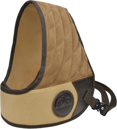 Vista 12 de Tas Trost Chaleco protector de cuero para rifle de escopeta, chaleco acolchado reductor de retroceso con protección de campo con correas ajustables