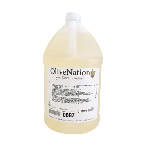 Vista 3 de Extracto de sabor de flor de saúco para hornear, aroma floral aromático, sin OMG, sin gluten, kosher, vegano, 4 onzas