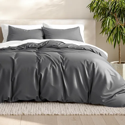 Vista 26 de Bare Home - Funda de edredón de ropa de cama extra larga - Colección premium de 1800 hilos súper suave - Funda de edredón ligera y fresca - Ropa