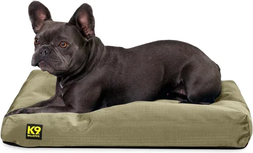 Vista 12 de K9 Ballistics Almohada rectangular resistente para perros medianos, funda extraíble, lavable, duradera y resistente al agua, cama para perro hecha