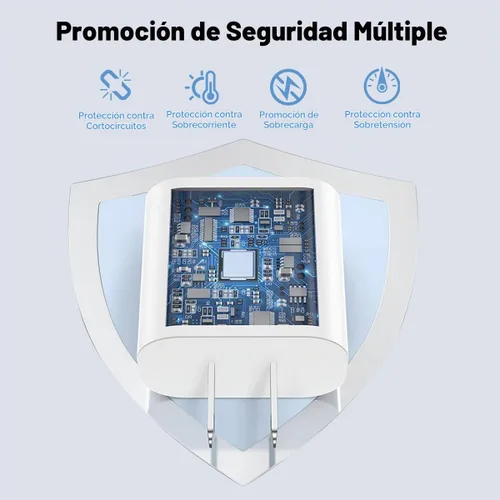 Vista 3 de Cargador para iPhone 17 16 15 de carga rápida, paquete de 2 bloques de cargador de pared tipo C con cable USB C a C de carga rápida de 1 metro