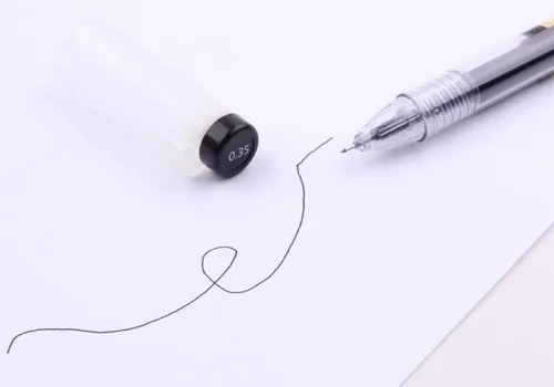 Vista 7 de Bolígrafo de tinta de gel de 0.014 in, tinta negra, bolígrafo de tinta de gel extrafina, paquete de 12