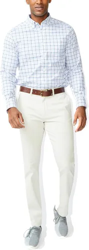 Vista 3 de Nautica Pantalón de cubierta chino liso elástico con parte delantera plana para hombre