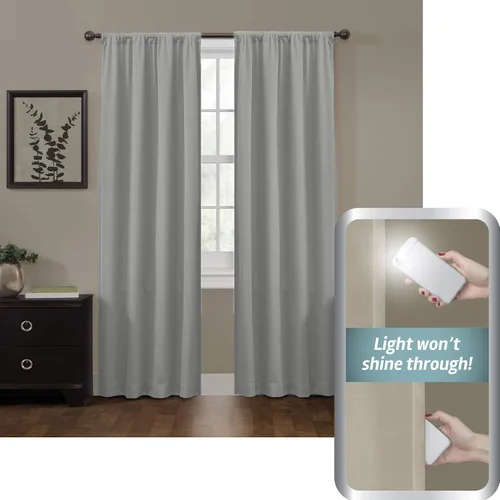 Vista 17 de Zenna Home Smart Curtains Tiffany Ultimate - Panel de ventana 100% opaco, 50 x 63 pulgadas, 1 panel, aguamarina