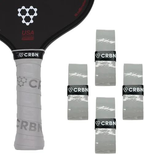 Vista 11 de CRBN Pickleball - Overgrips Drytec™ - Cinta adhesiva para pala de pickleball - Absorbe el impacto y la humedad - Pack de 4
