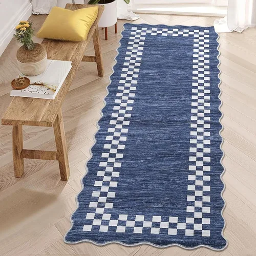 Vista 20 de GarveeHome Alfombra lavable de 5 x 7 pies para sala de estar, alfombra Beige festoneado