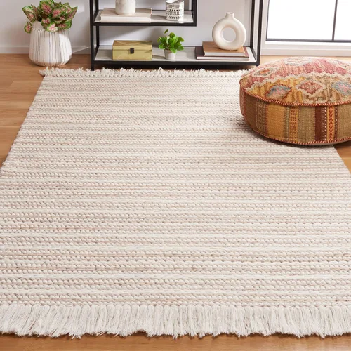 Vista 9 de SAFAVIEH Natura Collection - Alfombra de pasillo de 8 pies, color gris pardo y marfil, diseño moderno, ideal para zonas de alto tráfico en pasillo