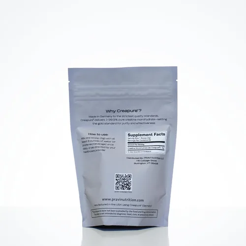 Vista 2 de Creapure Creatine Monohydrate – 0.18 oz de creatina micronizada pura por porción – Fabricado en Alemania – Apoya la fuerza, potencia, resistencia