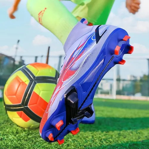 Vista 5 de LIULIULIFE Tacos de fútbol para hombre, tacos de fútbol para jóvenes, entrenamiento profesional, para hombre, deportes, atléticos, para exteriores